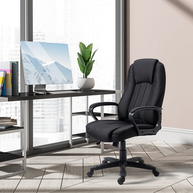 Vinsetto Sedia Moderno da Ufficio Ergonomica con Altezza Regolabile e Funzione Dondolo, Seduta Imbottita, 62x69x92-100cm, Beige | Aosom Italy Vinsetto Sedia Moderno da Ufficio Ergonomica con Altezza Regolabile e Funzione Dondolo, Seduta Imbottita, 62x69x92-100cm, Beige | Aosom Italy