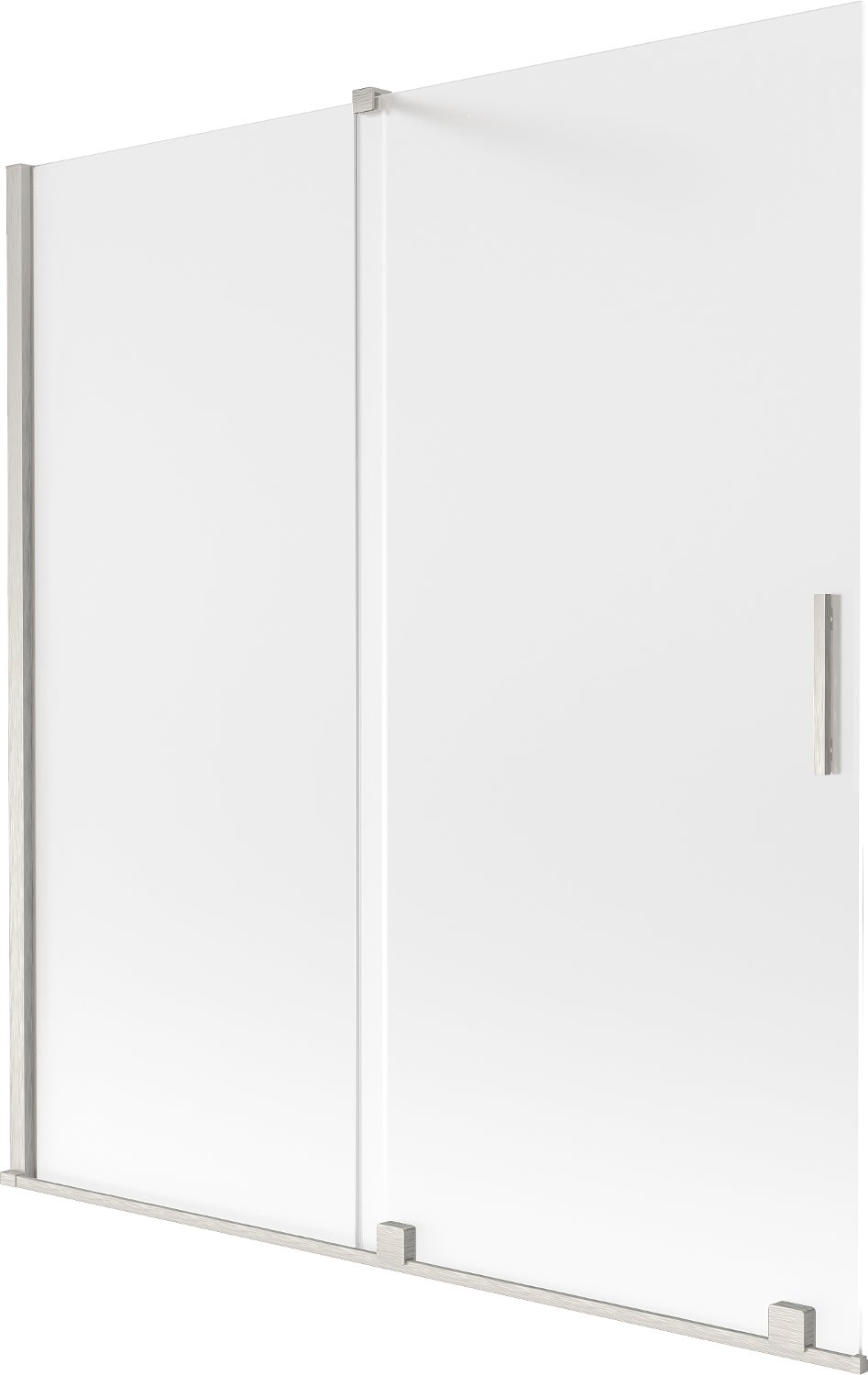 Paroi de baignoire coulissante 2 panneaux Mexen Velar 150 x 150 cm ...