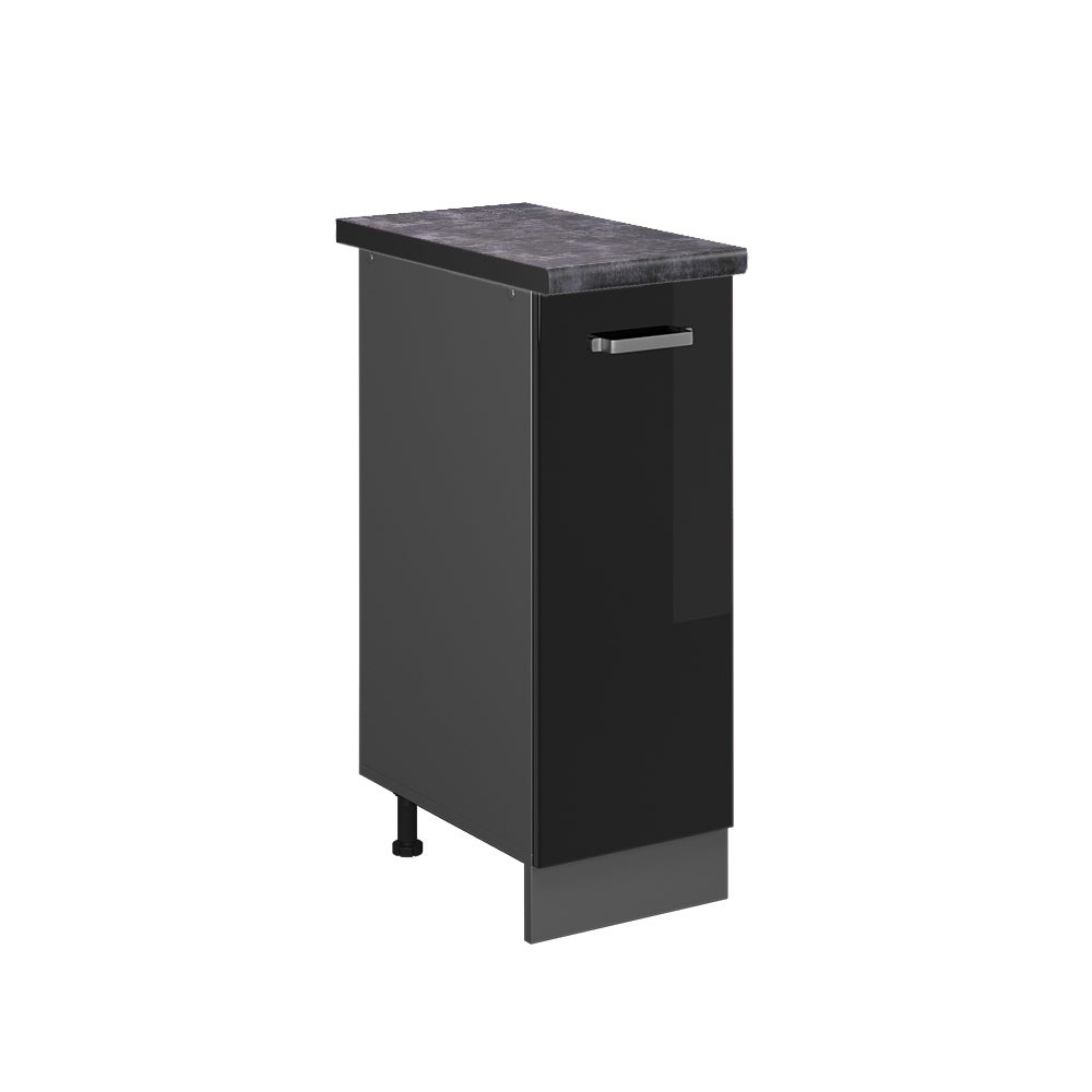 Vicco Szafka apteczna R-Line, Czarny wysoki połysk, 30 cm , BP Antracyt
