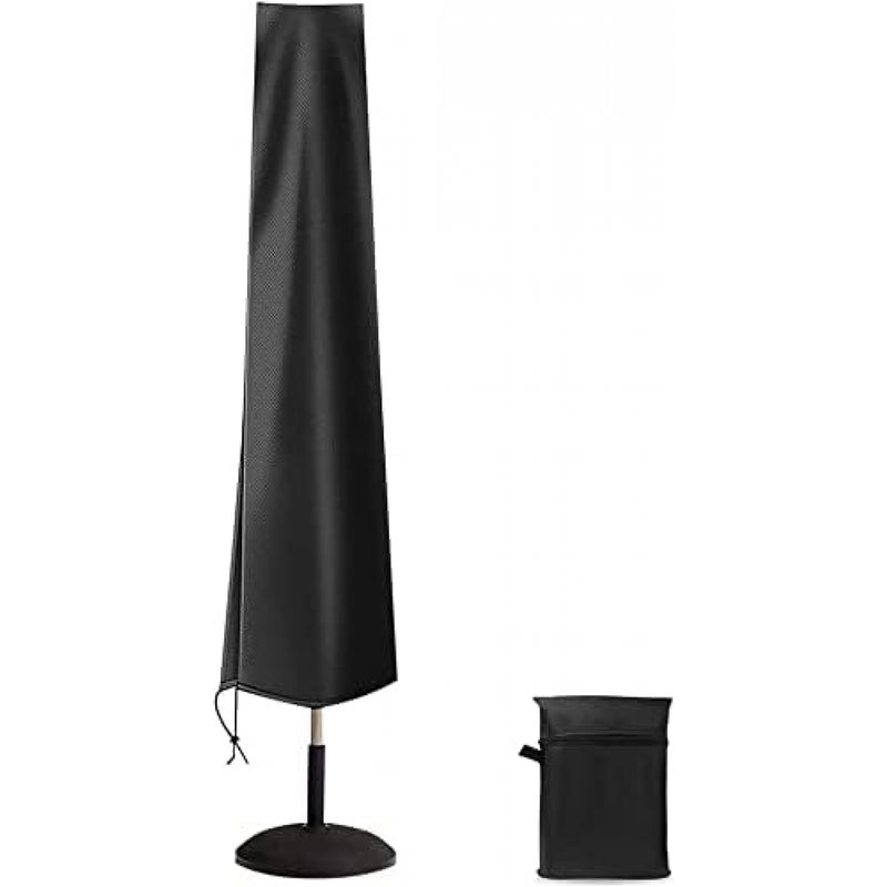 Wodoodporny i odporny na promieniowanie UV pokrowiec na parasol 420D z zamkiem błyskawicznym i kieszenią do przechowywania, odpowiedni na parasole o