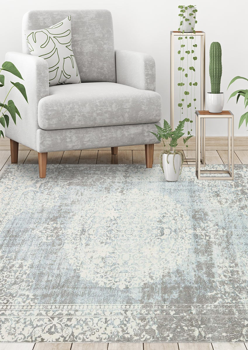 Tappeto antiscivolo in vinile, Megrez 160x230 cm - PVC stampato, lavabile, ignifugo, per salotto e cucina - 2