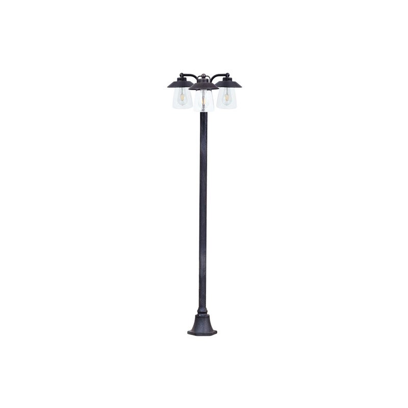 Latarnia ogrodowa Cate rdzawo-biała 3xE27x60W IP44 wym: 190 x 43 x 43 cm aluminium Lutec