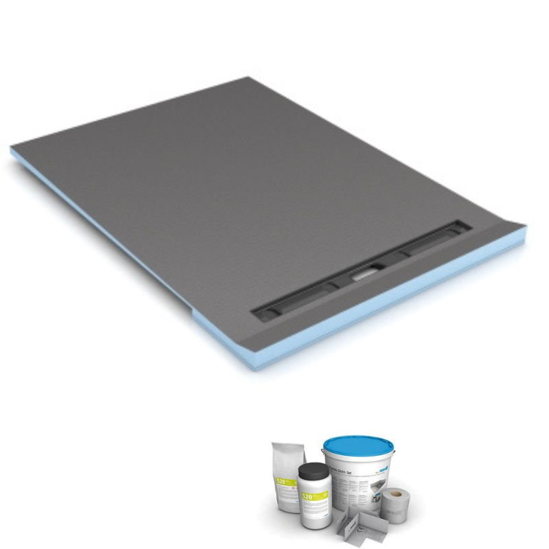 Receveur à carreler 120 x 90 cm Wedi RioLigno, pour plancher en bois — free download