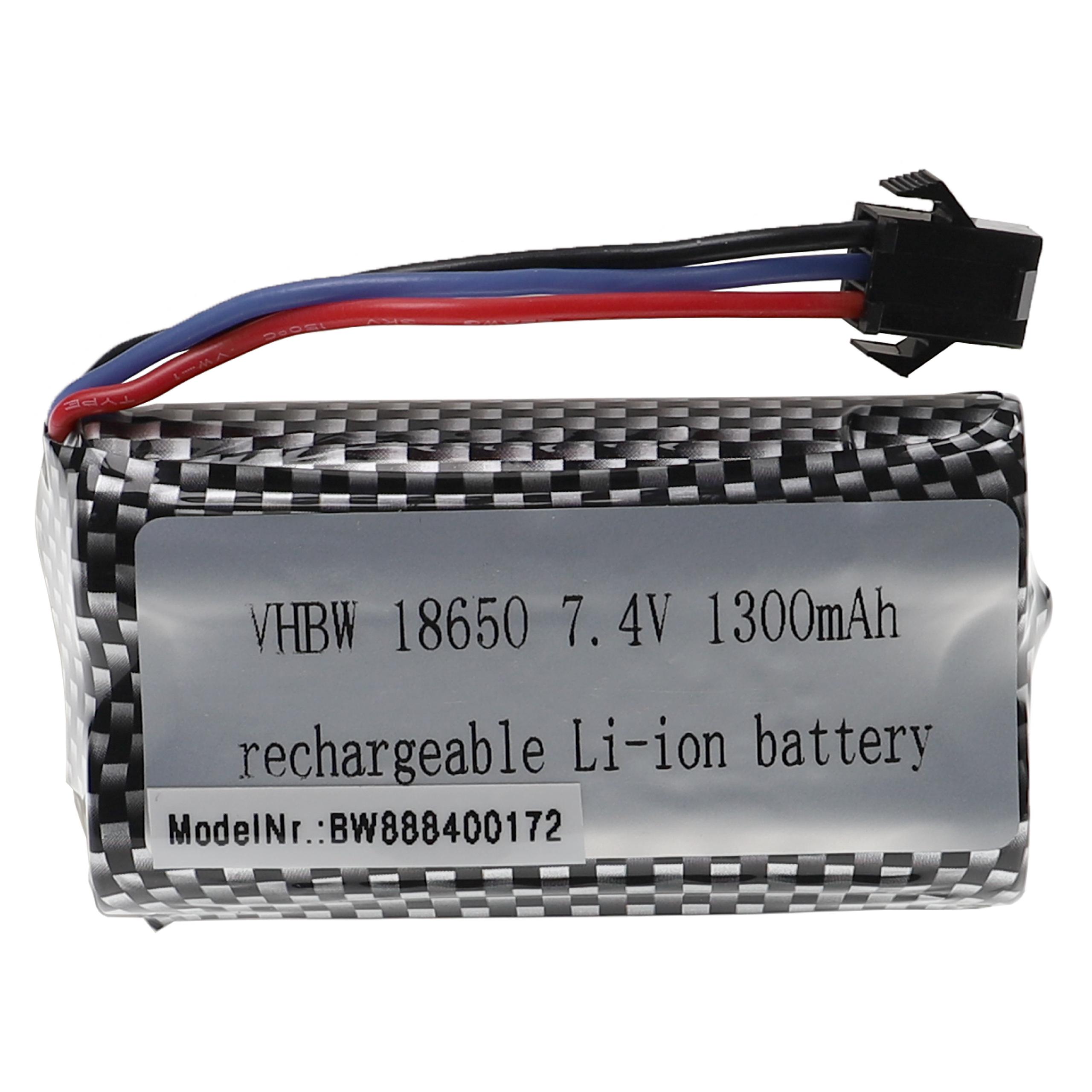 Batterie Li-ion 6,4V 650mAh Pour Voiture RC, Avion, Hélicoptère - Dimensions 54x32x27 Mm - Marque Vhbw - 9