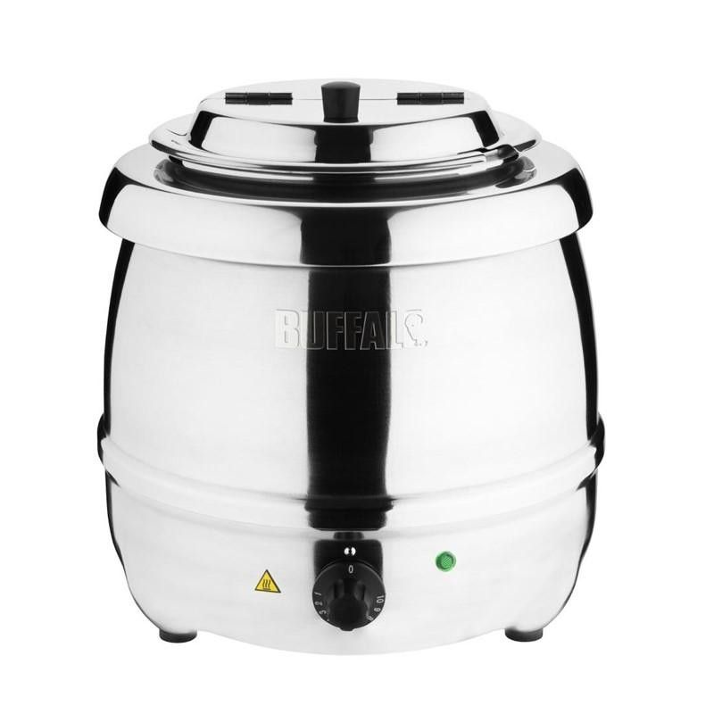 Marmita sopera acero inoxidable baño maría 10l. buffalo l714