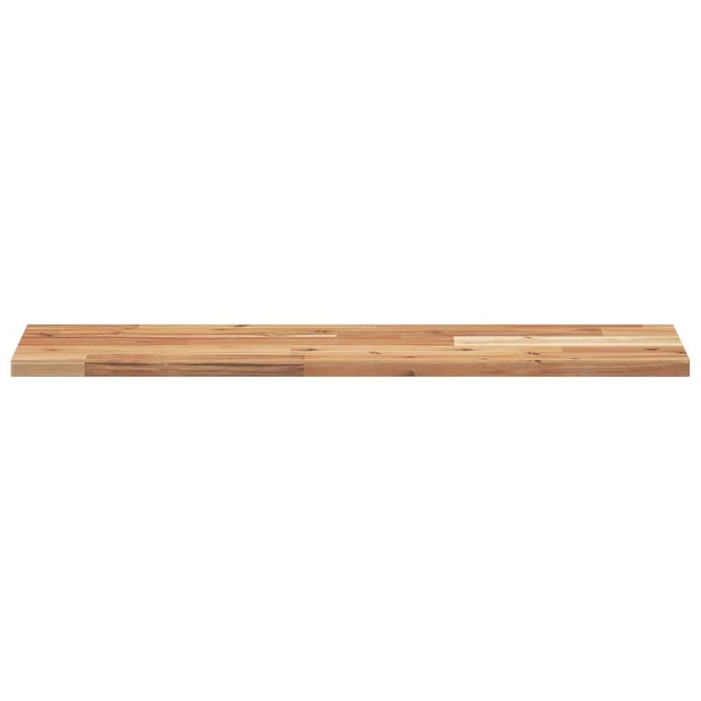 2 pcs Étagères murale | Étagère flottante | Étagères de rangements 80x20x2 cm acacia massif à l'huile CFW47261 - 4