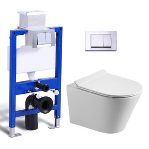 Wenko Sedile Wc Morra Con Cerniera Passante E Meccanismo Di Abbassamento Automatico In Mdf Certificato Fsc Con Verniciatura A Piu Strati Fissaggio I 91431167