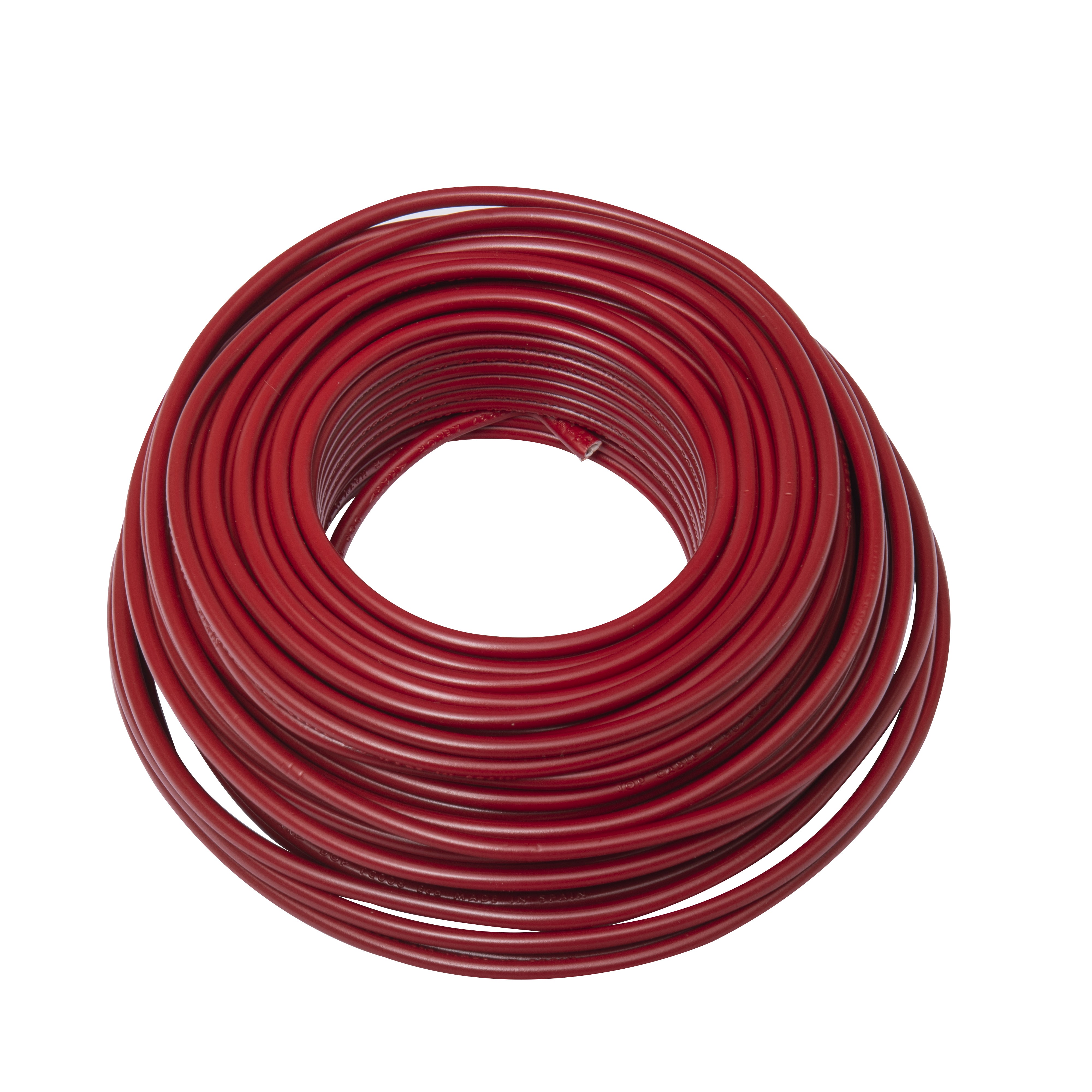 Fil électrique H07V-U 2,5mm² rouge - 25m - Zenitech - 3