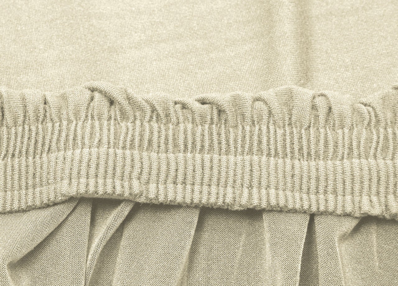 Copridivano Antimacchia Elasticizzato Penisola Componibile Tinta Unita Modello Perfetto 3 Posti Panna - 3