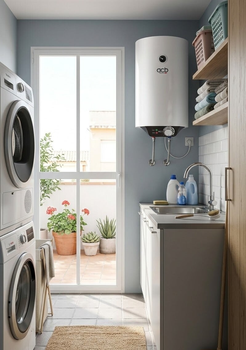 TERMO ELÉCTRICO ACB 80 L, CLASE ENERGÉTICA 