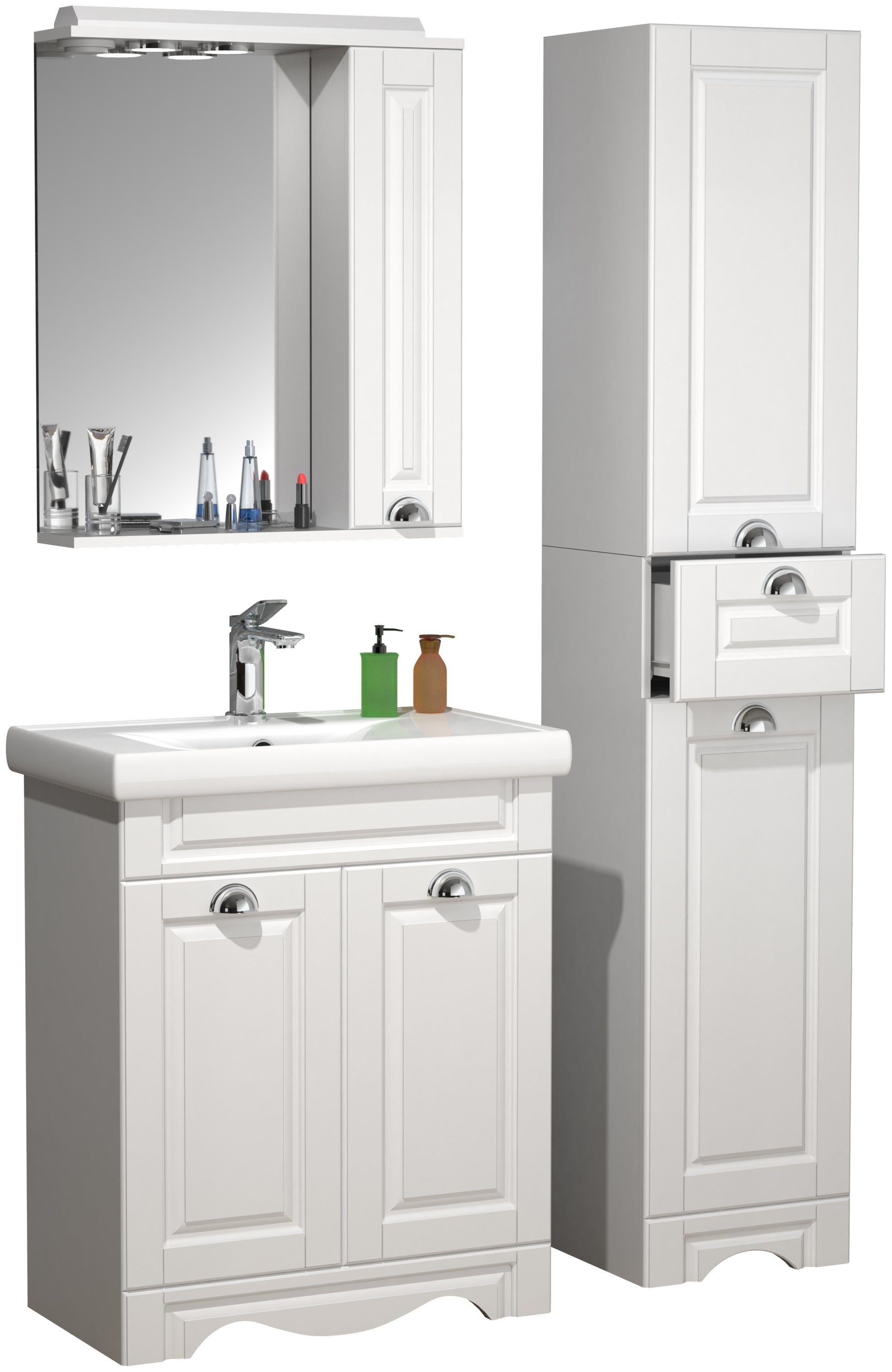 umywalka do mebli łazienkowych Casalo Biały W. 180 x S. 61 x G. 46 cm