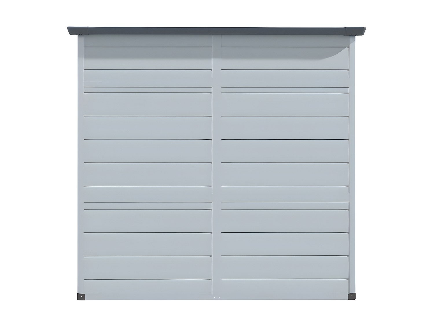 Casetta da giardino 2,12m² in Resina Antracite - NERIO - 7