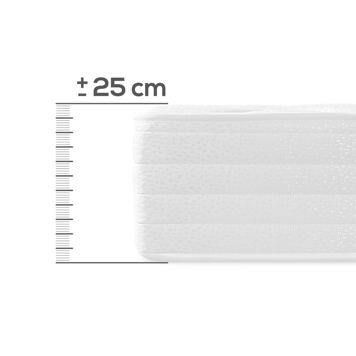 Colchão viscoelástico 90x190 Sena Reversível (Face Inverno-Verão) Firmeza-Dureza Média-alta, Espessura 25cm - 3