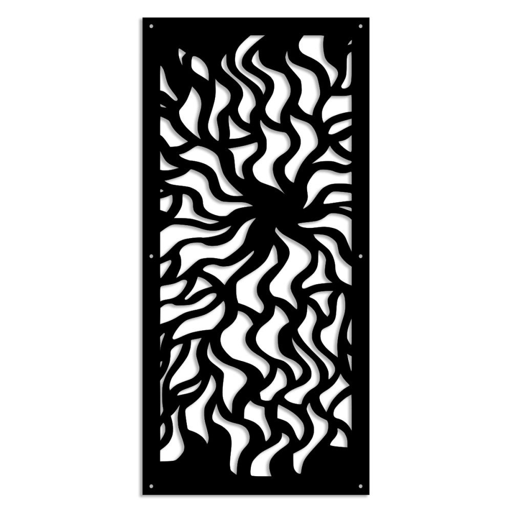 SPLASH - Panel perforowany z PVC - Osłona przeciwsłoneczna - Rozmiar 73x73 cm - Grubość 1 cm - Kolor BIAŁY