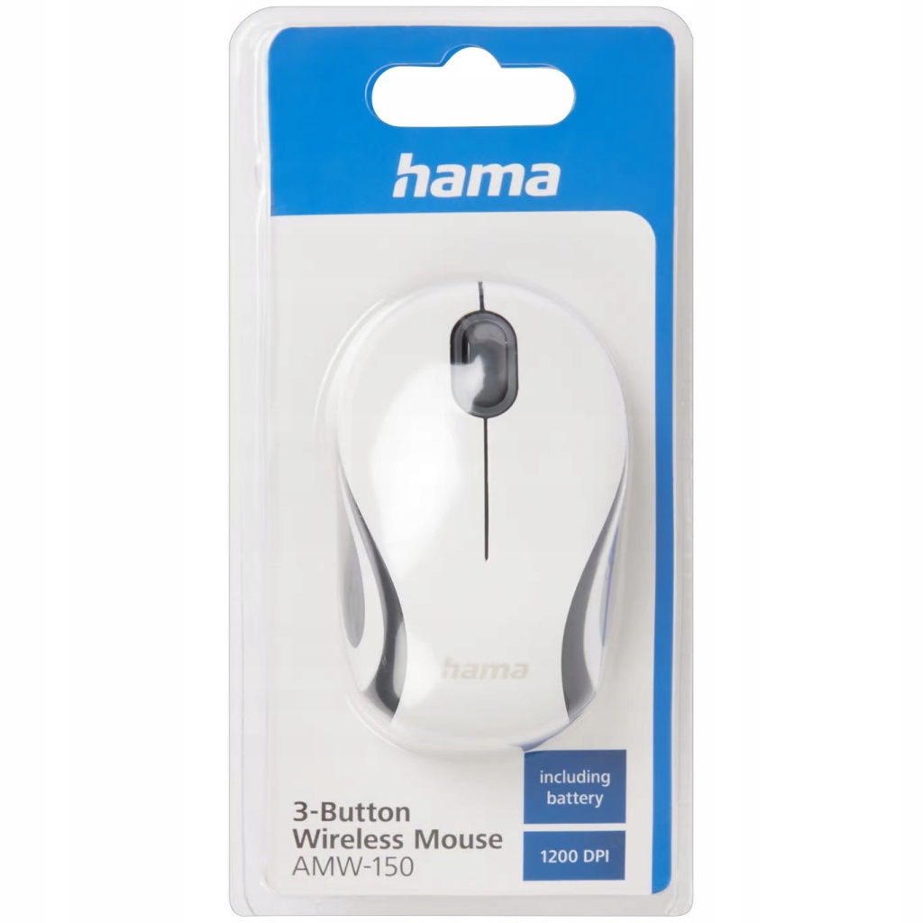 Hama Mouse Bluetooth senza fili (3 tasti, 800dpi/1200dpi/1600dpi, mouse ottico wireless, mouse per computer portatile/PC/tablet, silenzioso, batteria per destrimani/mancini) antracite
