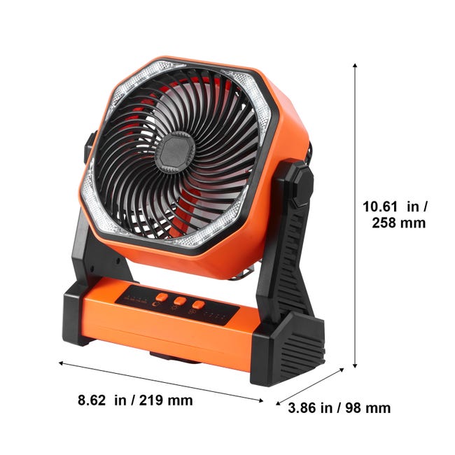 Ventilatore silenzioso GABRIELLE con telecomando, modalità ECO Ventilatore silenzioso GABRIELLE con telecomando, modalità ECO