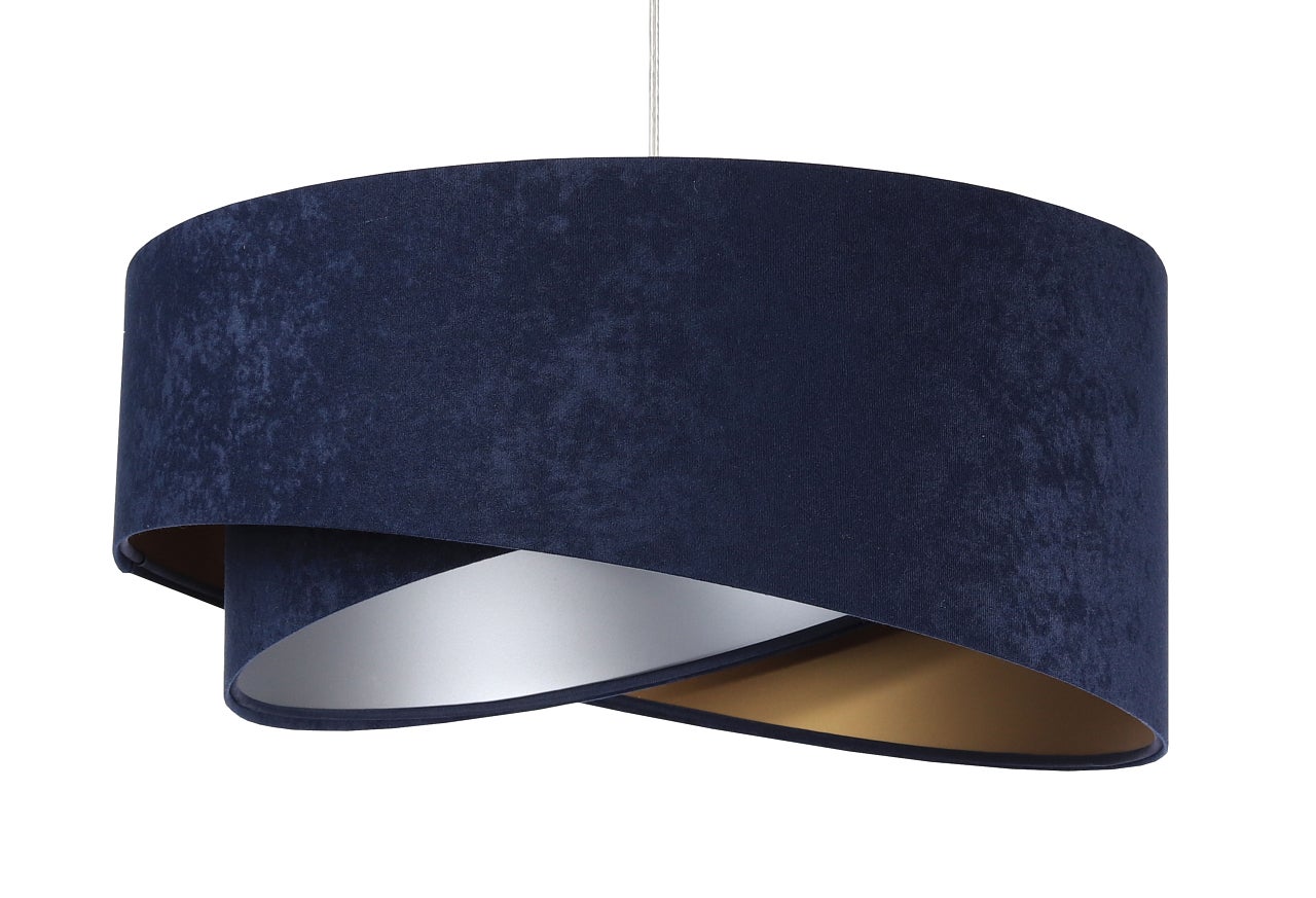 Lampa wisząca AGAU granatowa