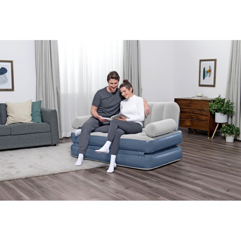 Canapé Gonflable Pliable Et Durable - Fauteuil Convertible Confortable Pour Intérieur Extérieur