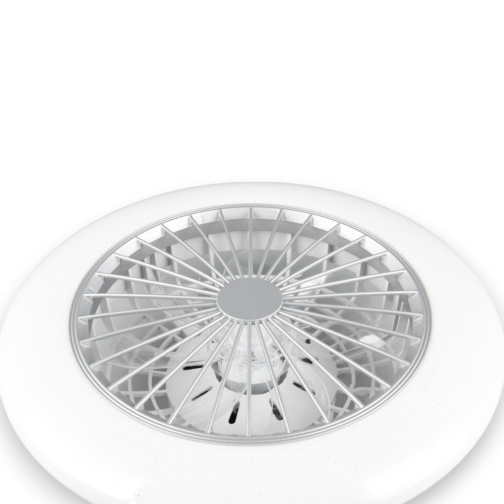 Plafonnier LED 30W à effet étoilé avec ventilateur d'air Stralsund Trio Light - 3