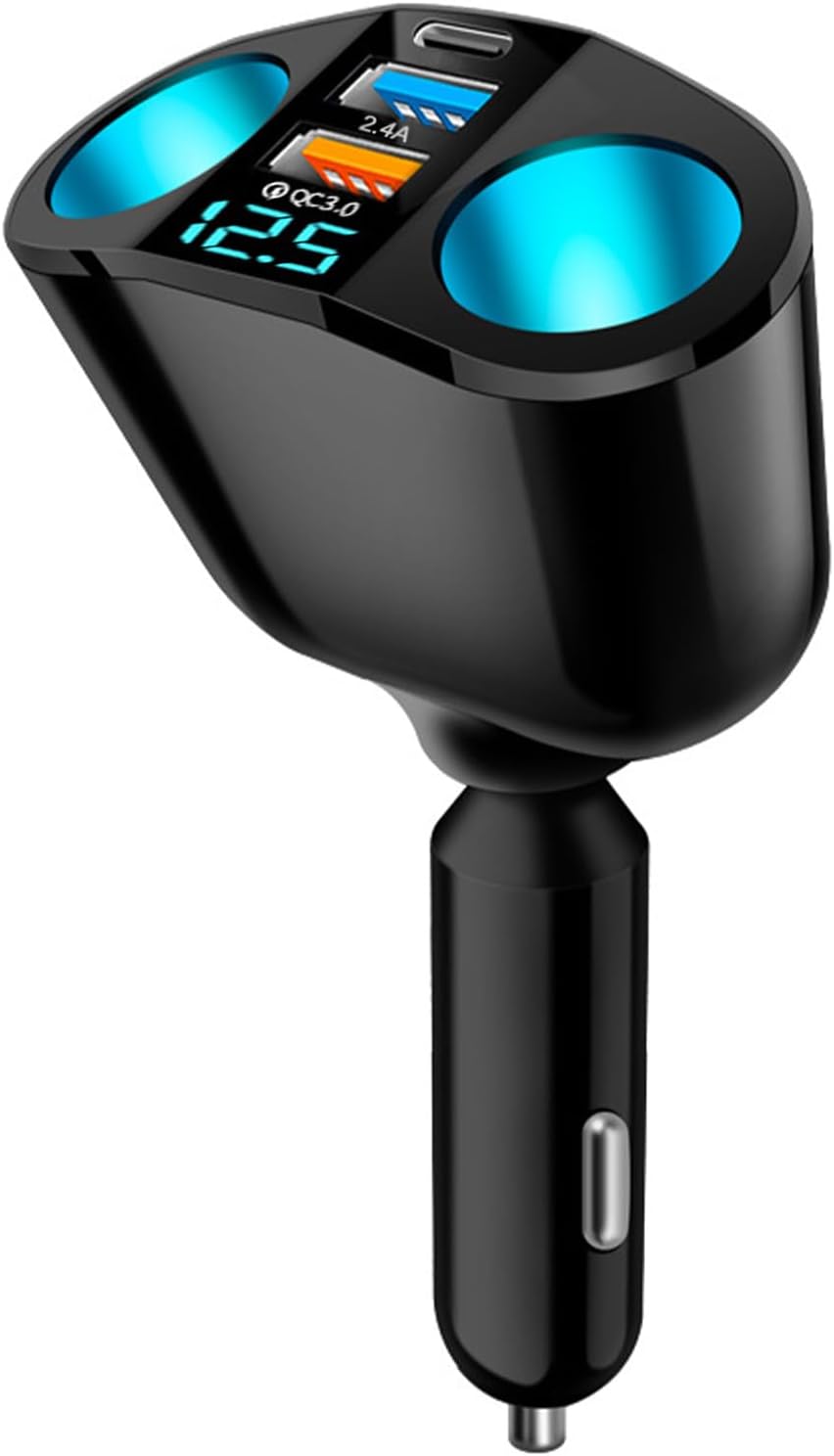 Chargeur Allume-cigare Double Ports USB - Universel, Couleur Au Choix, Neuf Sous Blister