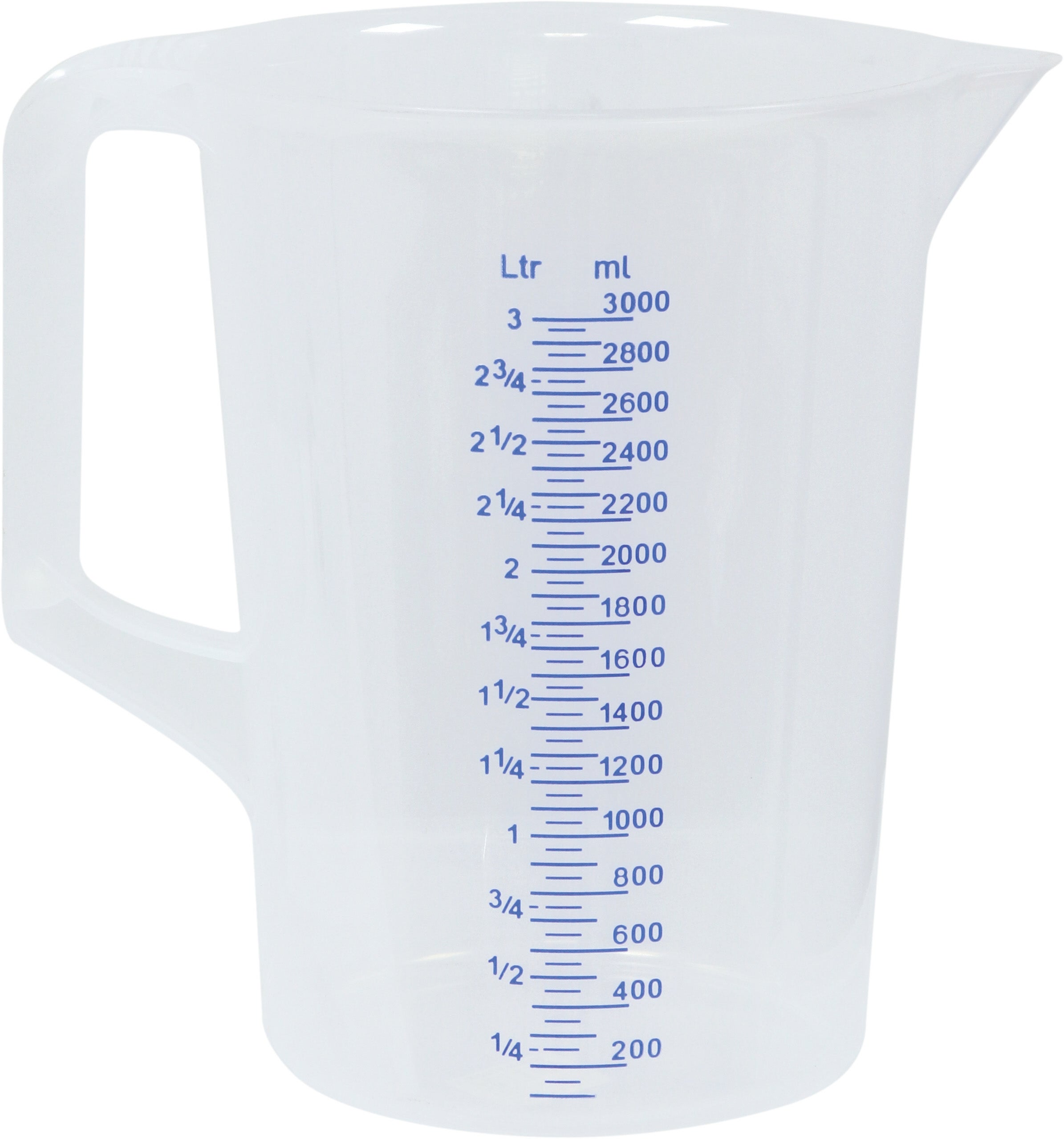 Hünersdorff dzbanek miarowy 3000 ml polipropylen przezroczysty - 938000