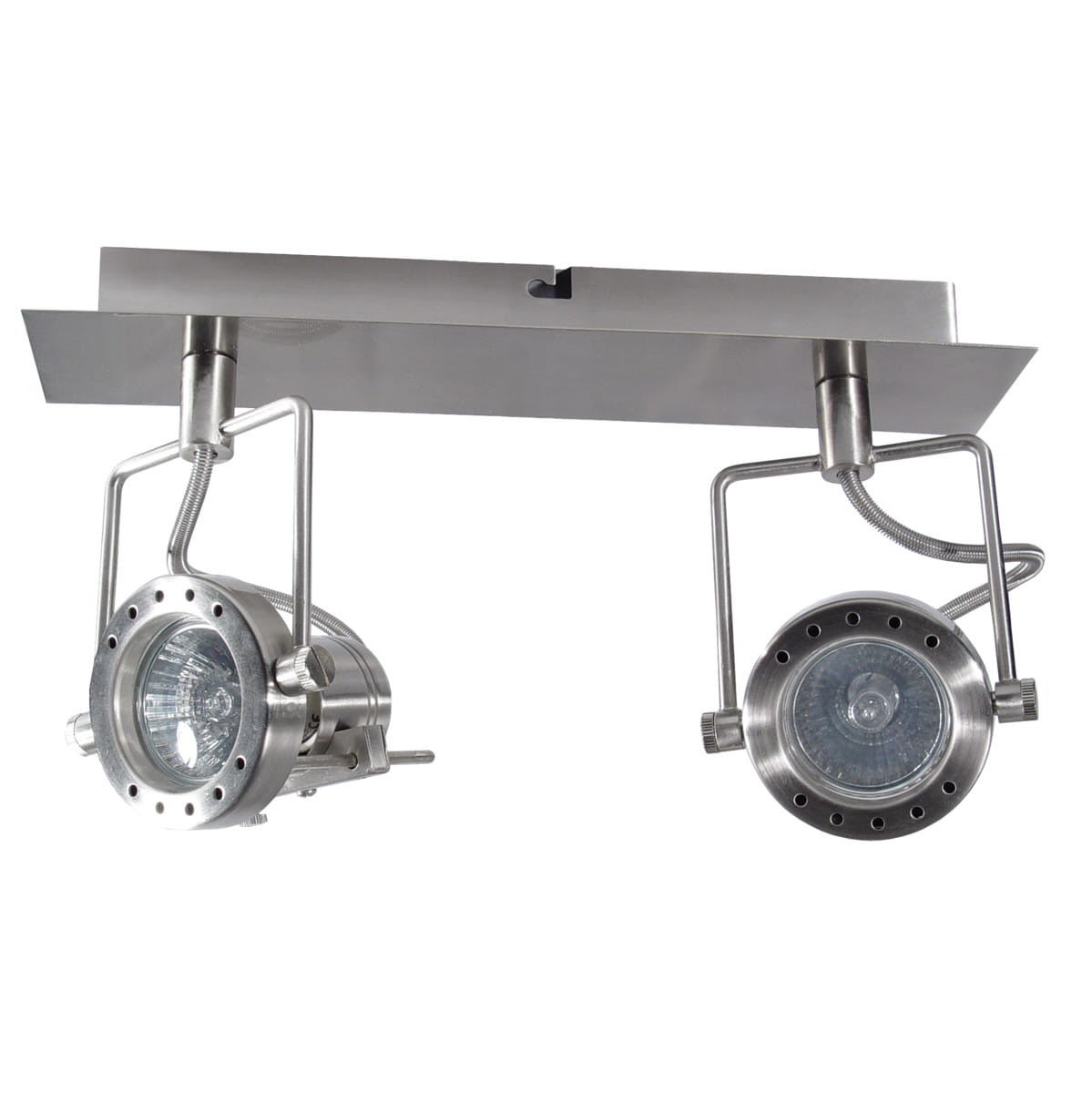 Reflektor sufitowy Spot SONDA srebrny 2xGU10x50W wym: 17 x 32 x 6 cm IP20 Kanlux