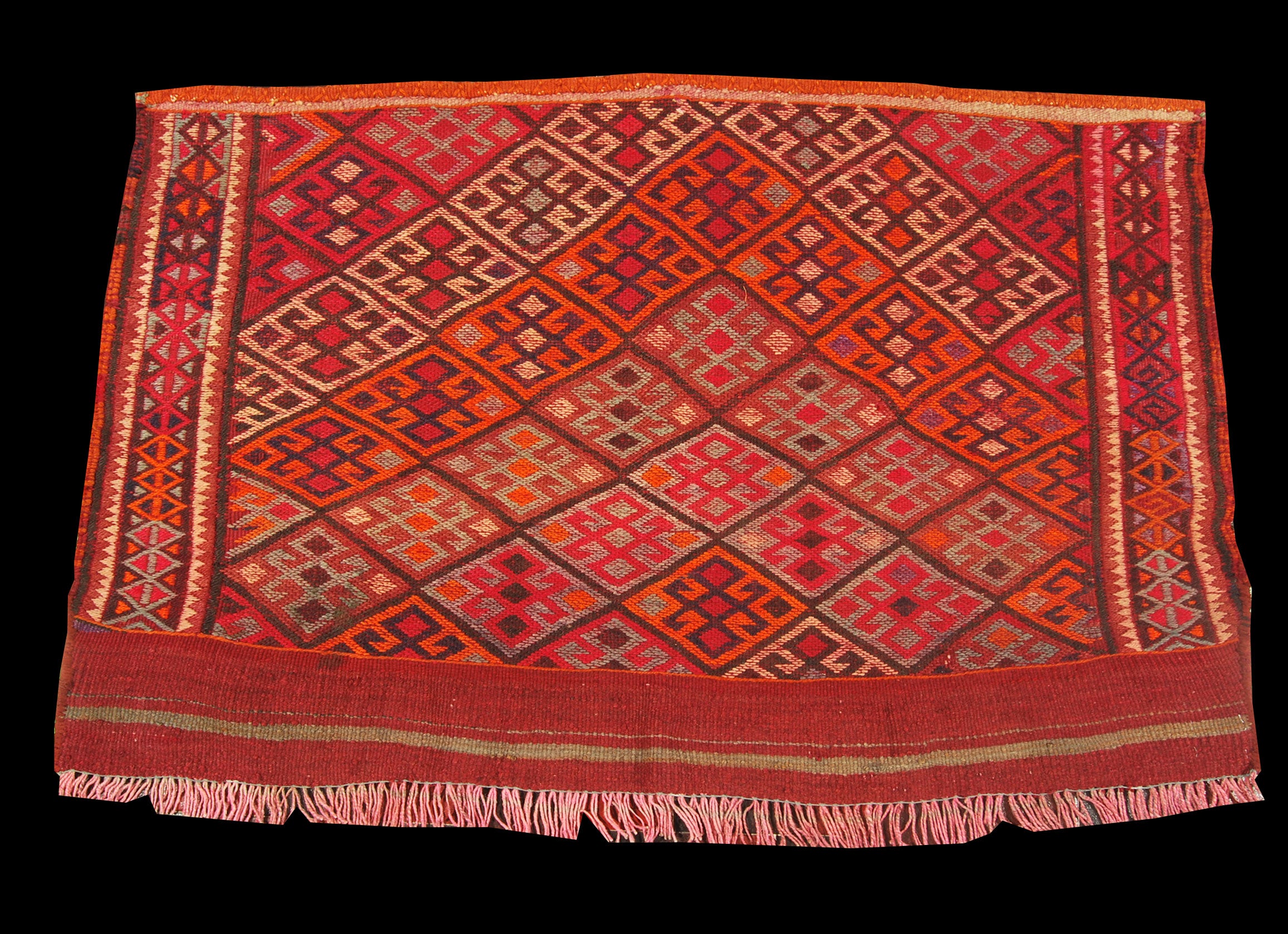 Oryginalny ręcznie tkany kilim/dywan z certyfikatem autentyczności 120x75cm GALLERIAFARAH1970