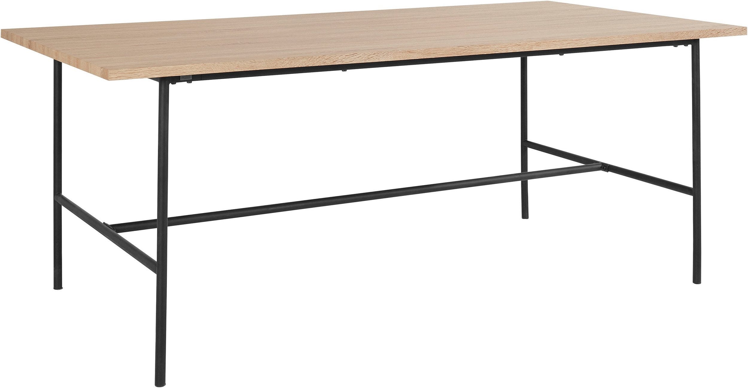Acer|Table à manger 200 cm 8 places en chêne noir | Leroy Merlin