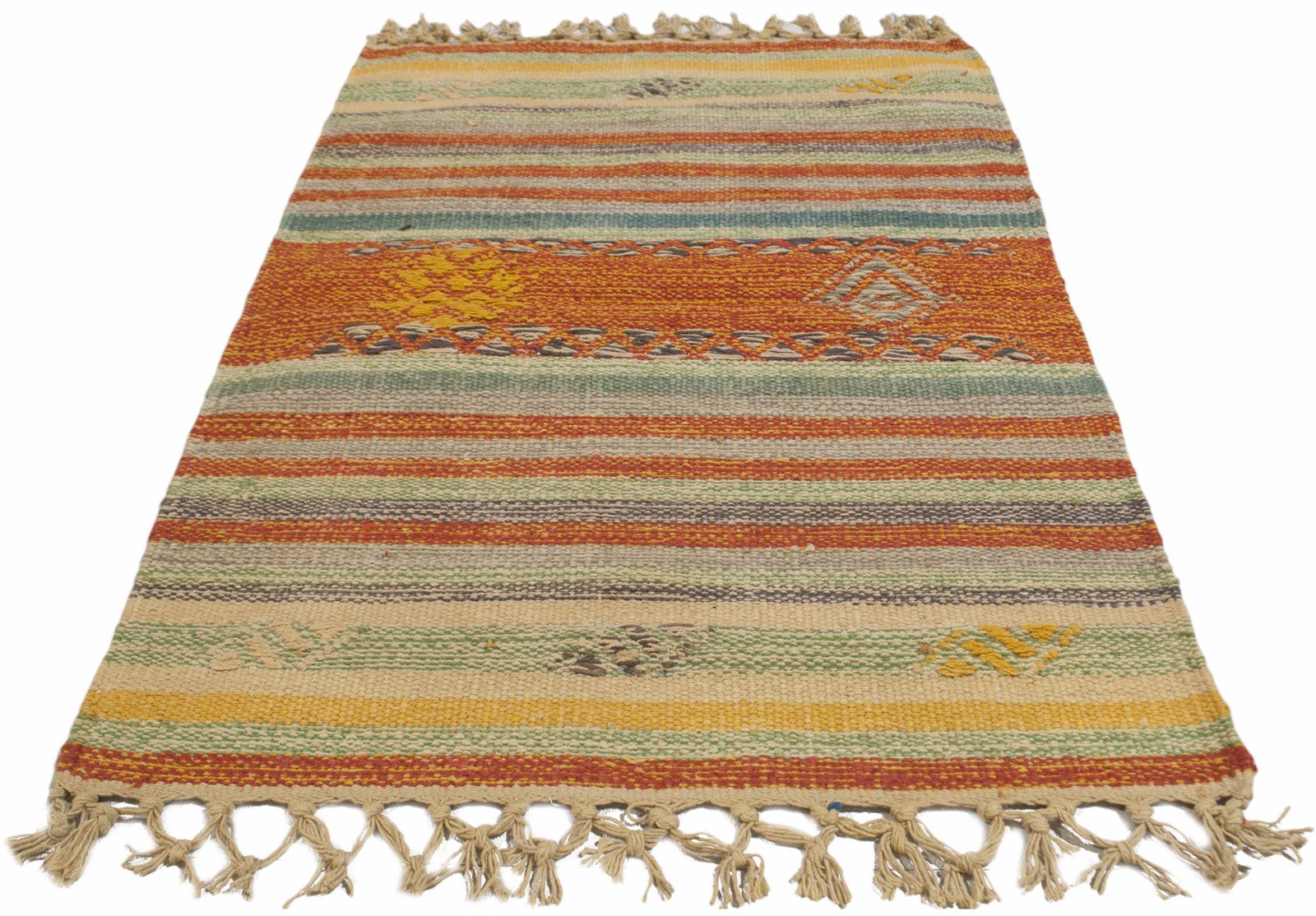 Galleria Farah1970 - CM 60x45 autentyczny oryginalny indyjski kilim idealny do