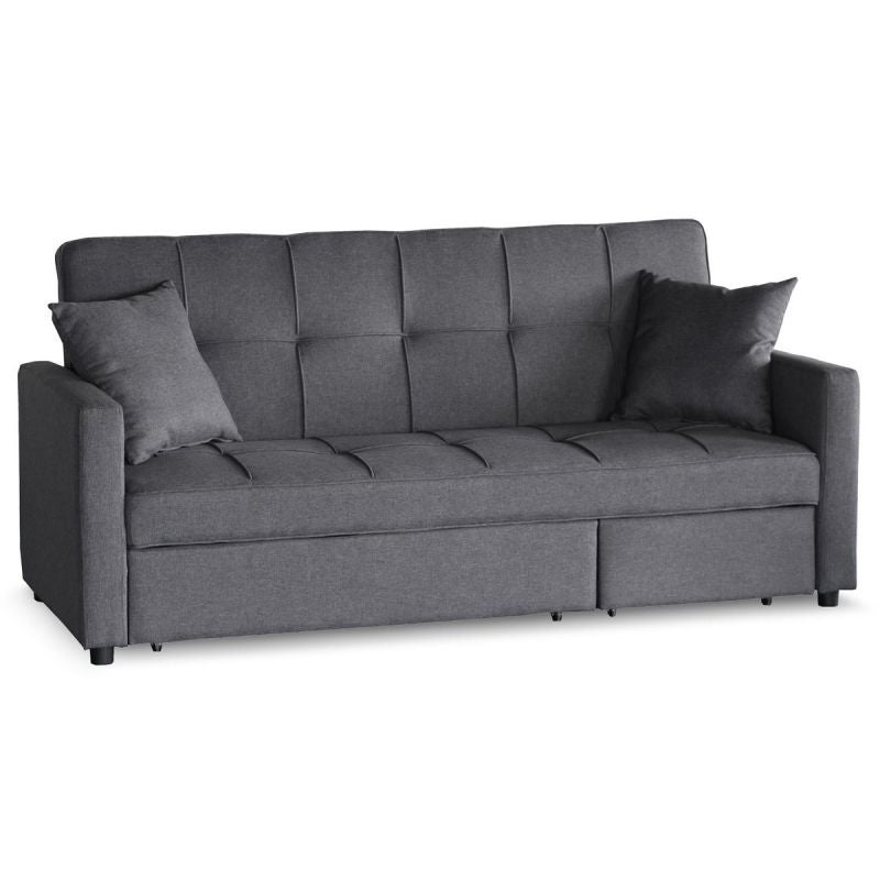 Canapé Convertible 3 Places Paris Prix – Tosello 200cm – Gris – Occasion