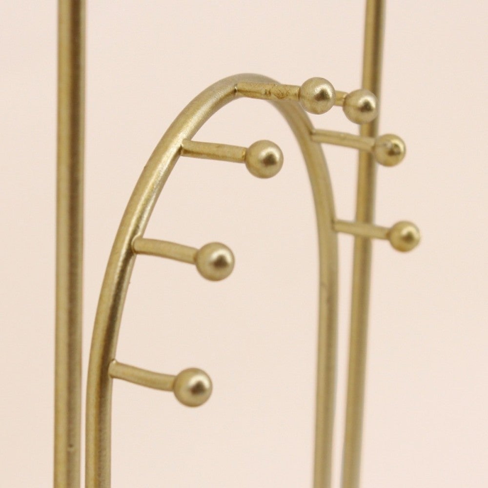 Porte bijoux en métal doré 30cm - Azao - 3