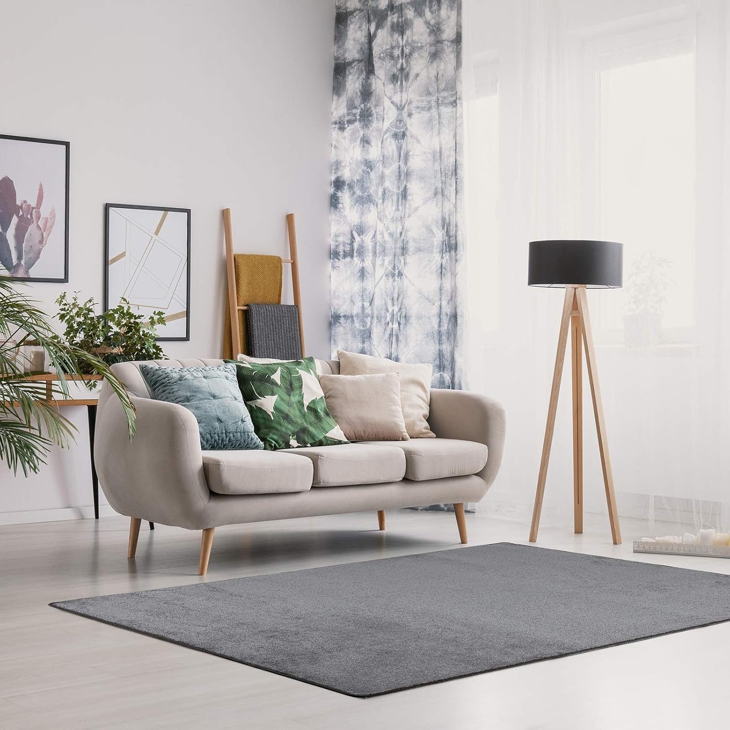 Tapis de Salon en velours Sundae, Anthracite 80 x 500 cm - 7