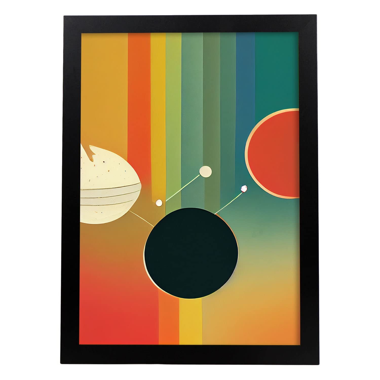 Affiche Murale Constellations - Poster Astrologie Fait Main - Papier