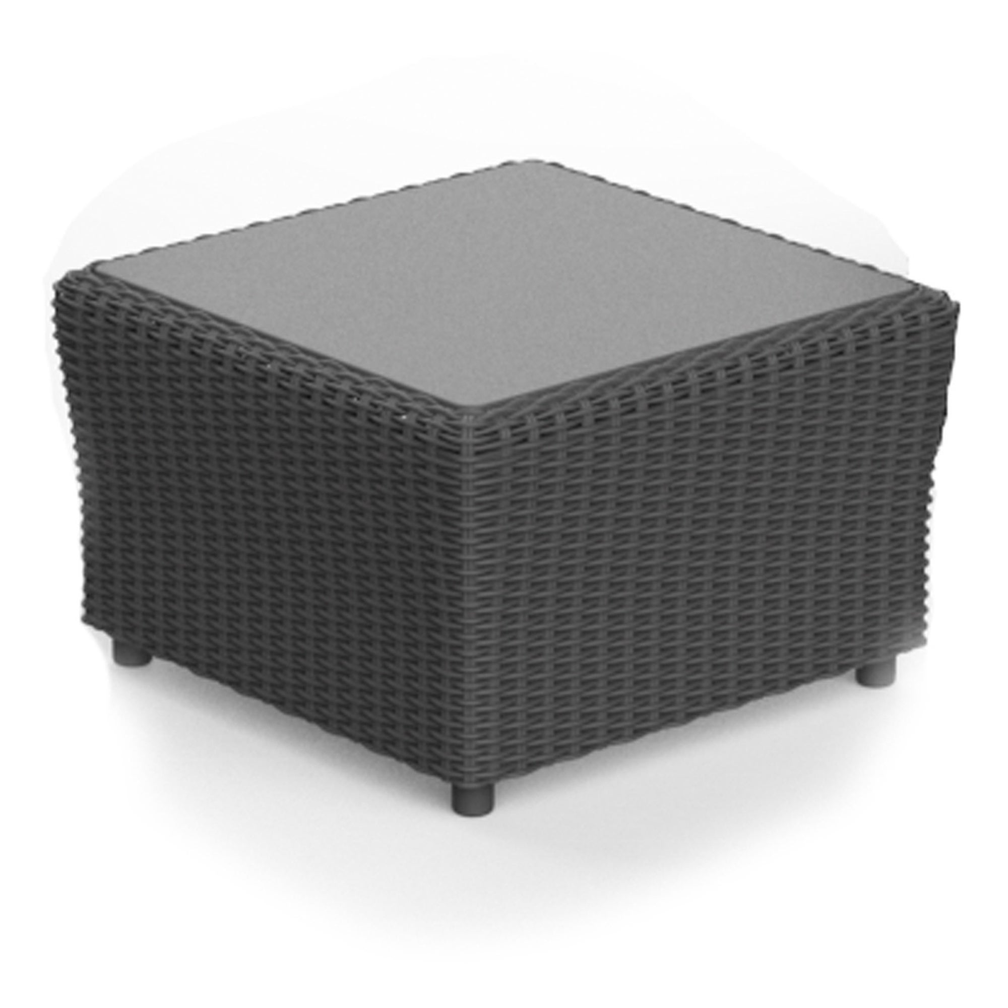 Shaf - Nova Tête à Tête | Set Muebles de Jardin de Color Antracita | Fabricado en España con Materiales Reciclados - 6