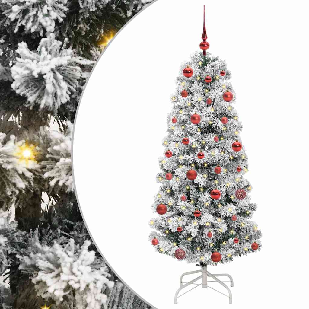 Sztuczna choinka z zawiasami Ze LED Lights 150 cm PVC