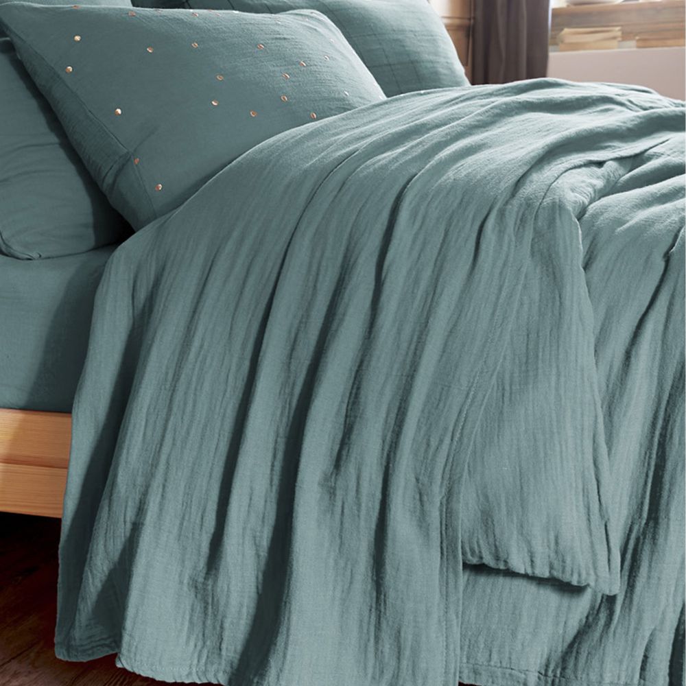 Drap plat 270x300 cm Gaze de coton Canard - 2