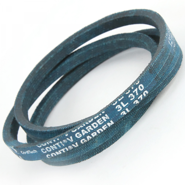 Courroie Trapézoïdale 3L370 - Circonférence 940 Mm (37"), Profil 3L, Caoutchouc Renforcé - Pour Transmission Industrielle - 7