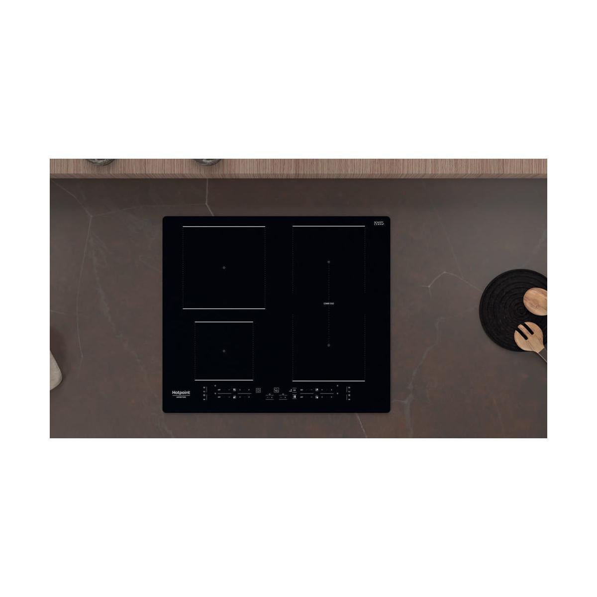 Hotpoint HB 4860B NE Noir Encastrable 59 cm Table de cuisson à induction 4 feux - 4