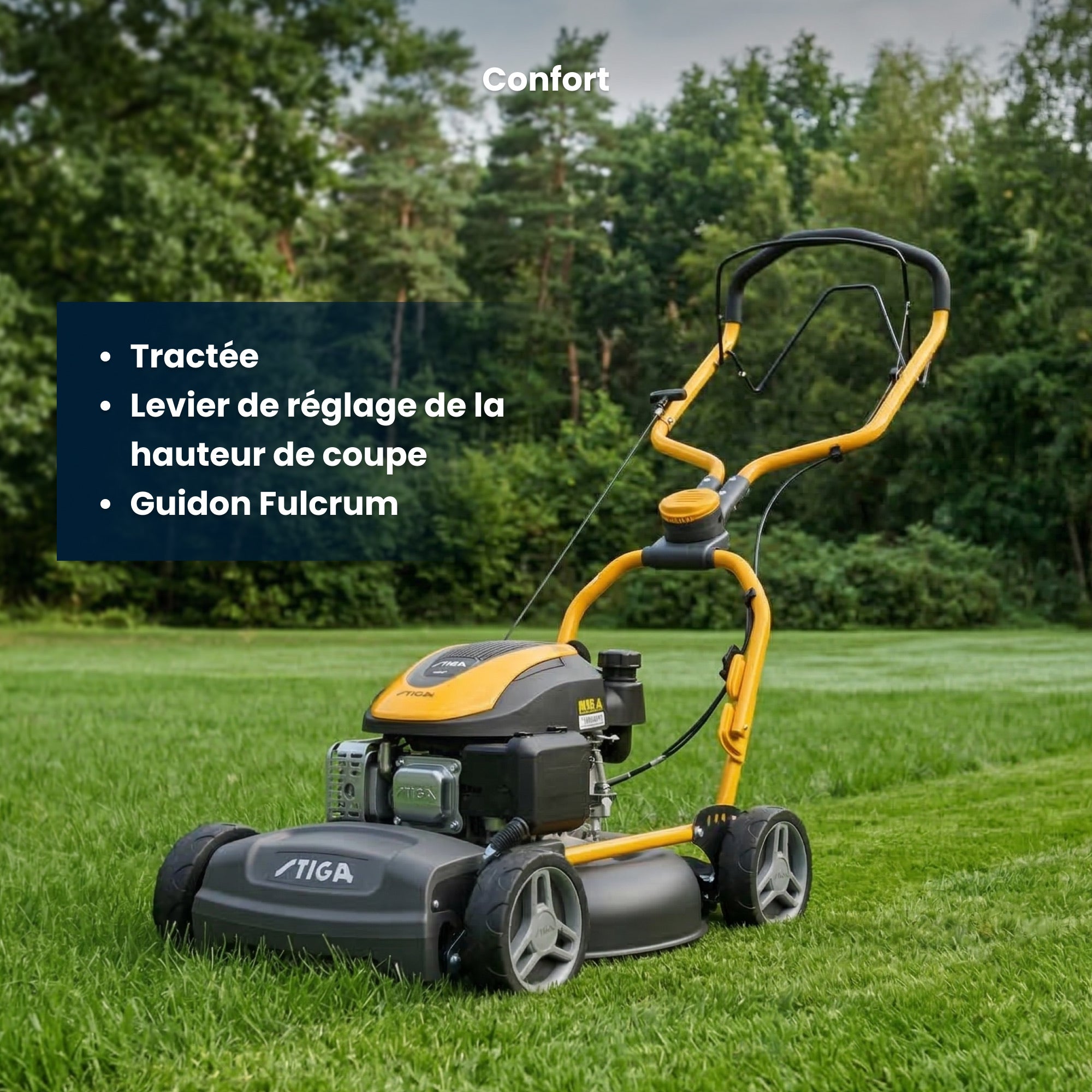 MULTICLIP 547 S STIGA Tondeuse autotractée 123cc 45cm mulching - 6
