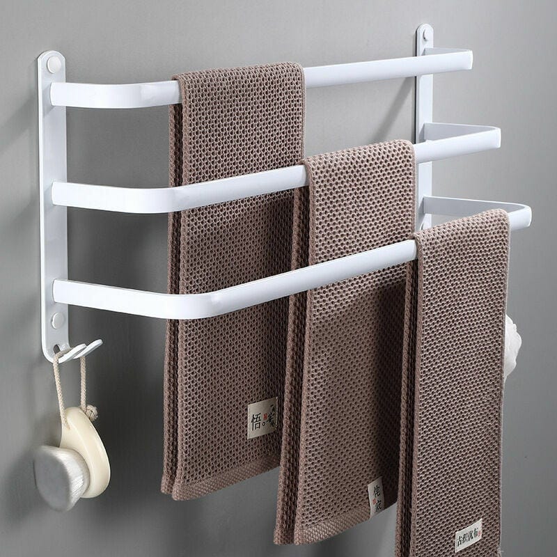 Range Serviettes Crochets Salle Bain Organiseur Porte Kaiferty - 12 Crochets | Porte-serviettes Maille | Salle De Bain, Chambre Bureau Blanc Avec Rangement Range Serviettes Crochets Salle Bain Organiseur Porte Kaiferty - 12 Crochets | Porte-serviettes Maille | Salle De Bain, Chambre Bureau Blanc Avec Rangement