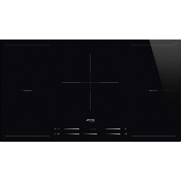 SMEG Piano cottura a induzione SIM3964MB, 90 cm, 6 camini, Multizona