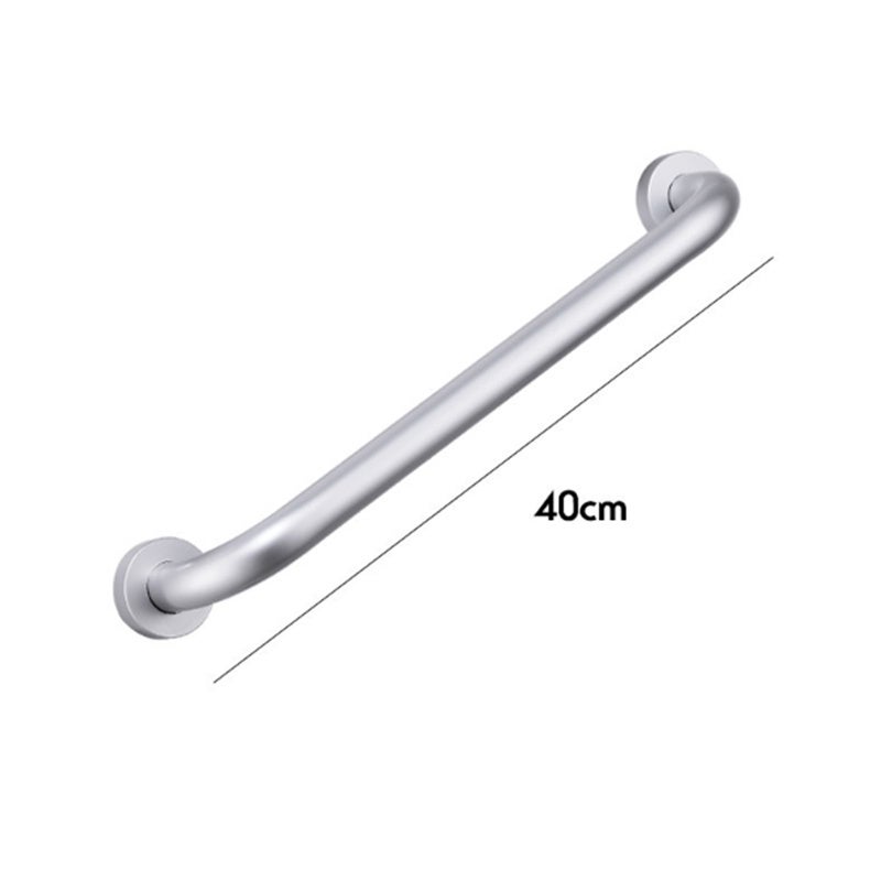 Antypoślizgowy uchwyt do łazienki dla bezpieczeństwa osób starszych - Specjalna aluminiowa konstrukcja poręczy - matowy 40cm