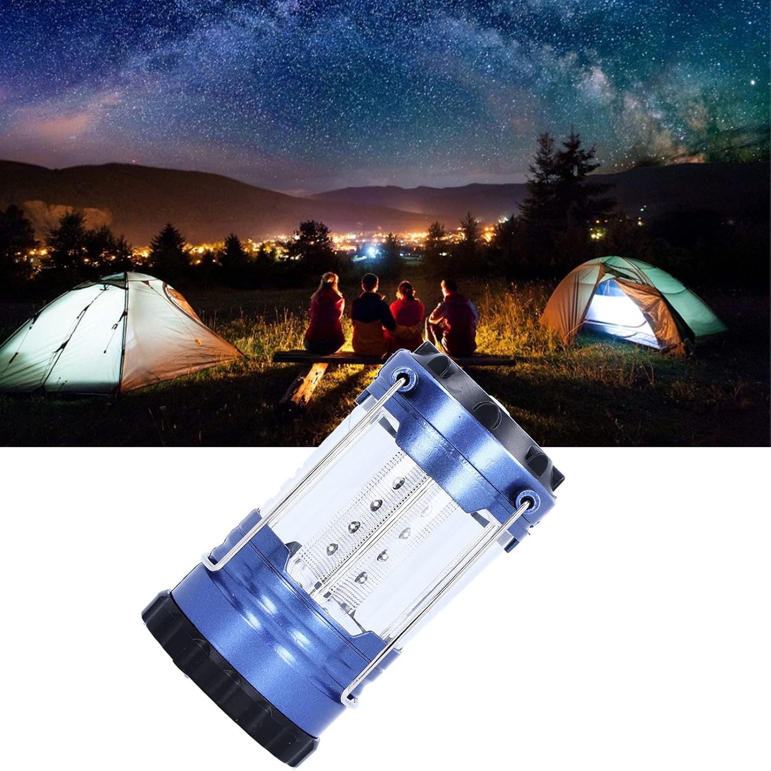 Lampada LED Portatile Da Tenda: Perfetta Per Campeggio, Escursionismo E Situazioni Di Emergenza. Leggera E A Batteria (3 AAA, Non Incluse), Con Tecnologia LED. Colore Casuale, Peso 37g. Include: 1 Lampada Da Tenda.