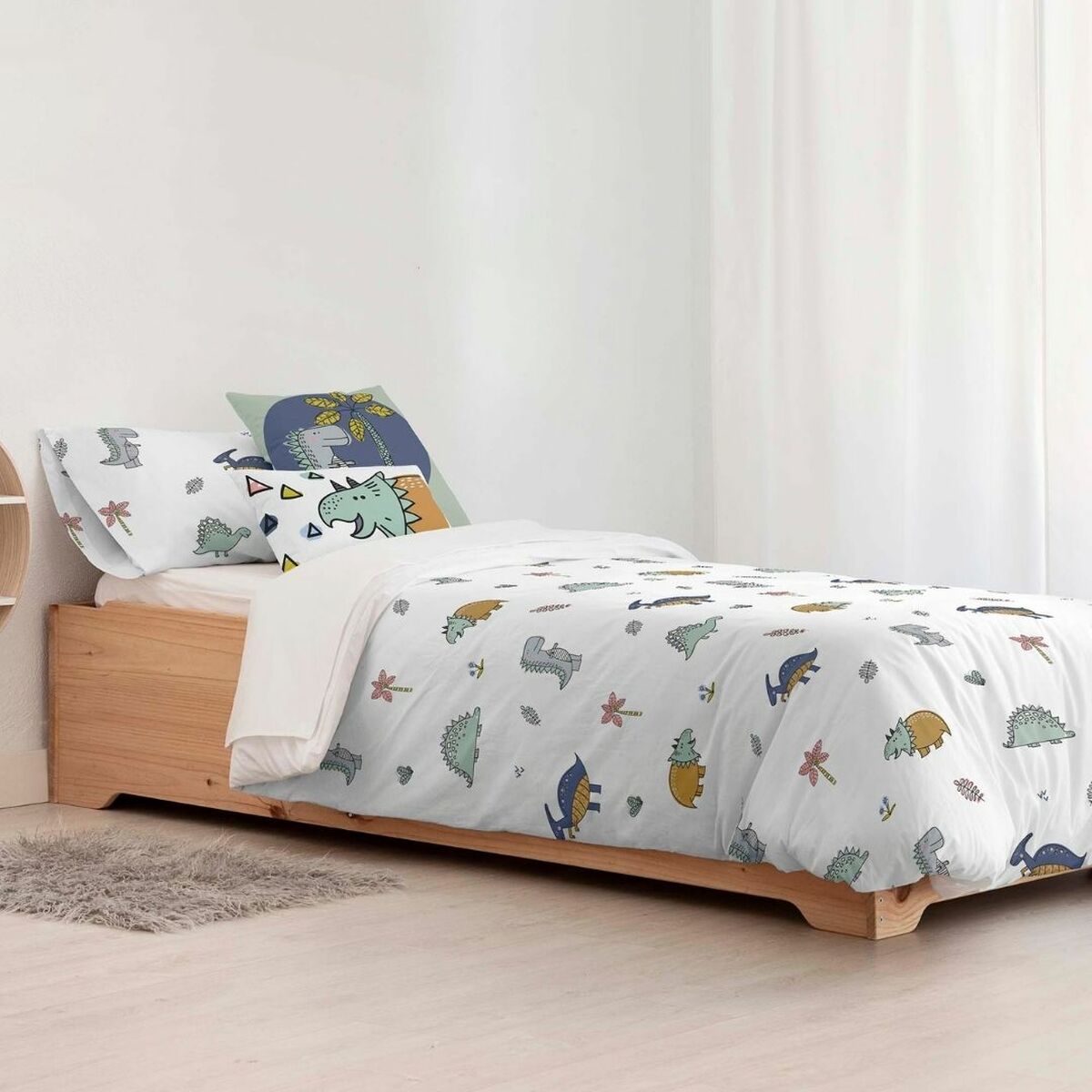 Funda nórdica kids&cotton italo small blanco 175 hilos 180 x 220 cm 180 x 240 cm
