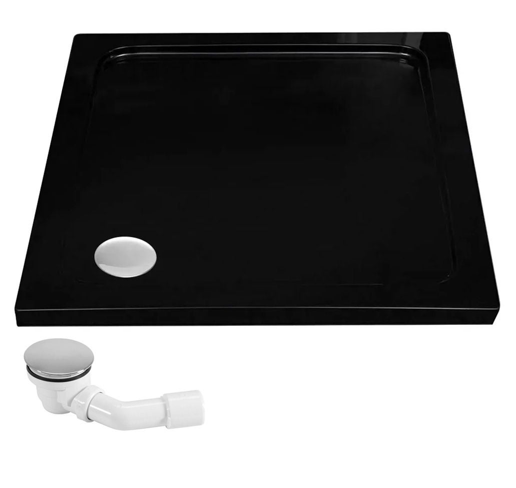 Brodzik Do Kabiny Prysznicowej Rea Savoy Czarny 90 X 90