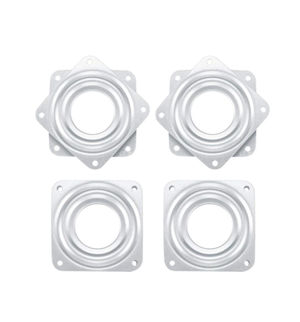 Lot De 4 Roulettes Fixes 75 Mm Relaxdays – Charge 280 Kg, TPR Silencieux Sans Traces, Idéales Pour Sols Délicats
