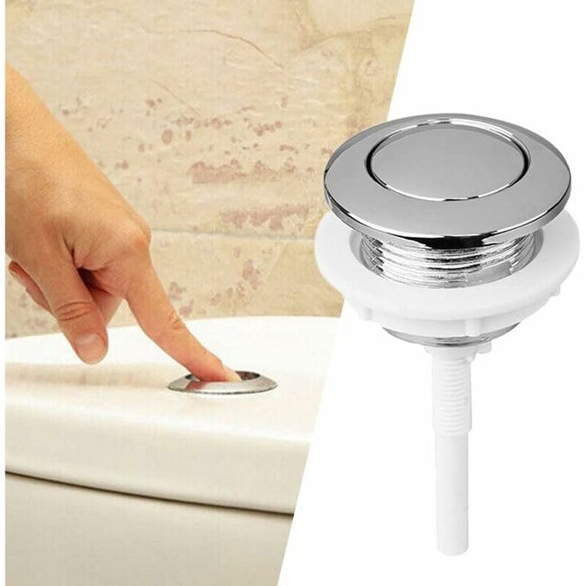 Pulsante Di Scarico, Pulsante Per Dispositivo Di Risparmio Idrico Per Bagno E Toilette Da 38 Mm Per Serbatoio Del WC | Leroy Merlin - Foto 6