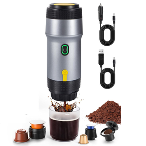 Macchina Per Caffè Espresso Portatile USB – 20 Bar, Batteria 7500 MAh, Compatibile Con Capsule NES, DG E Caffè In Polvere - 2