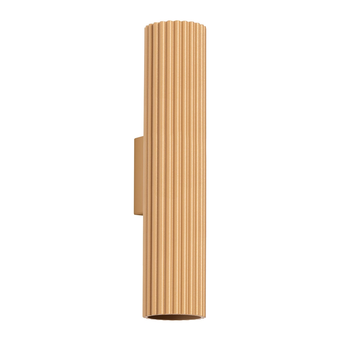 Kinkiet ścienny Karbon złoty 2xGU10x10W góra-dół wym: 30 x 6,5 x 8,5 cm aluminium IP20 Sollux Lighting
