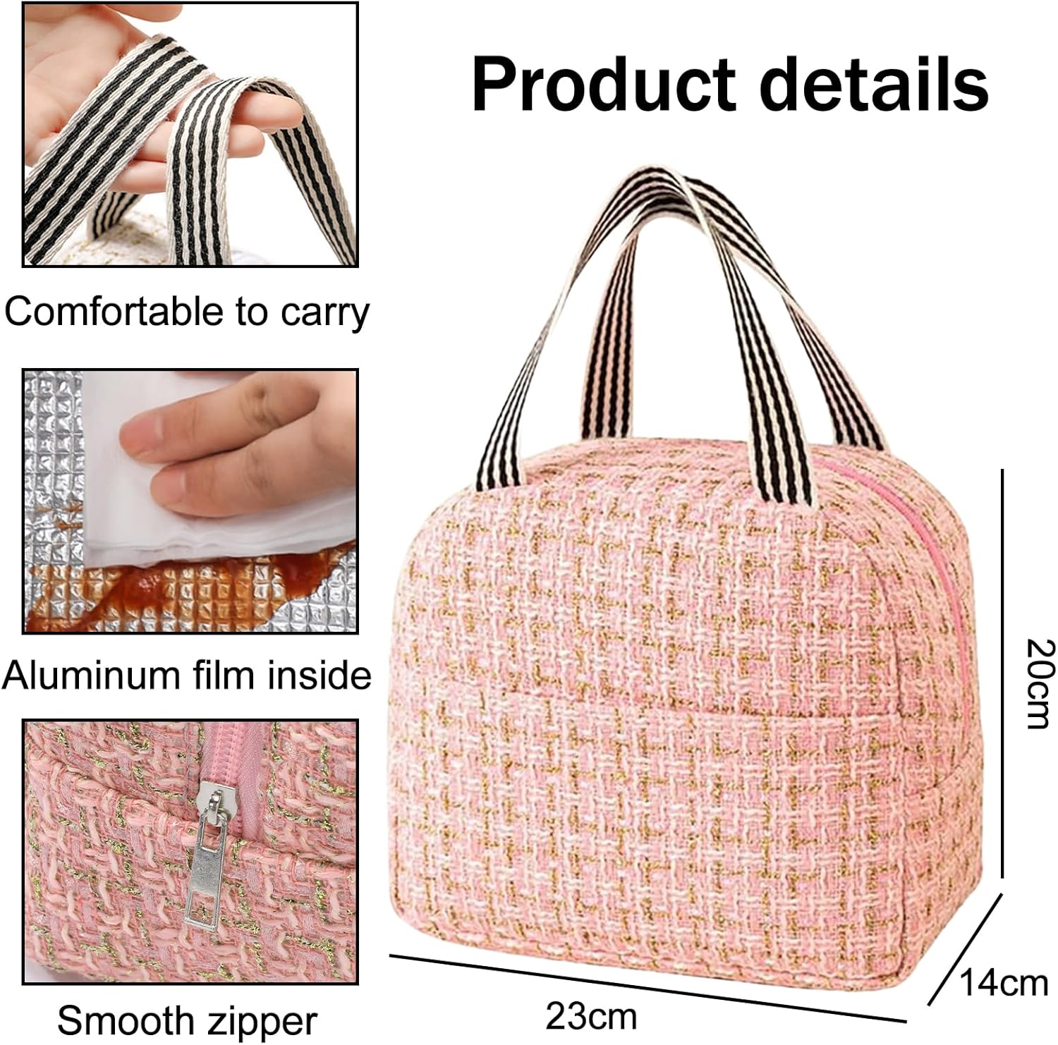 Borsa termica per il pranzo da donna, borsa termica morbida e pieghevole, a prova di perdite, per il lavoro, borsa leggera e pieghevole per il pranzo, | Leroy Merlin